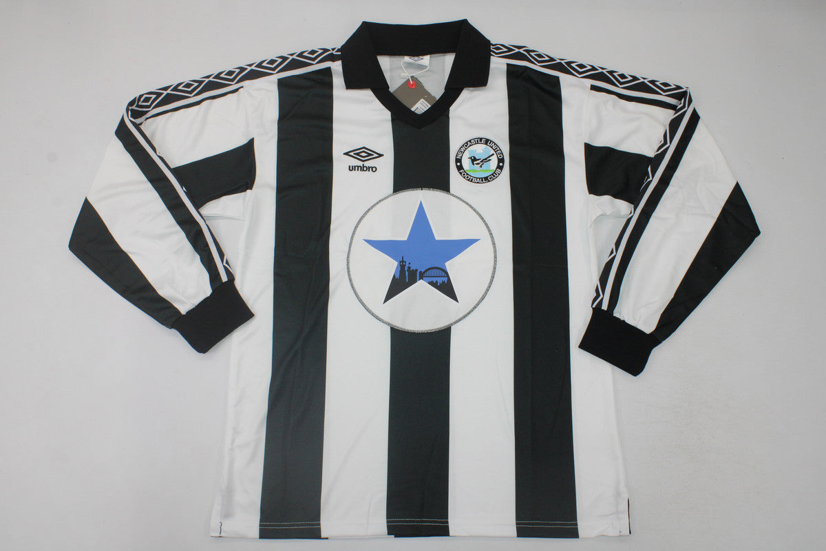 Newcastle 1980/82 Home Retro Jersey - Long Sleeve