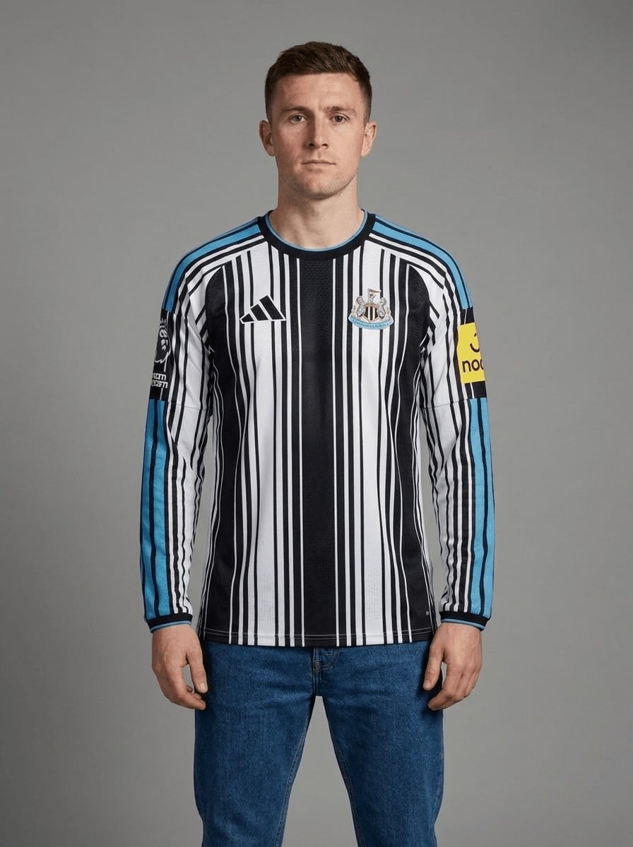 Newcastle United 2026/27 Home Jersey - Long Sleeve