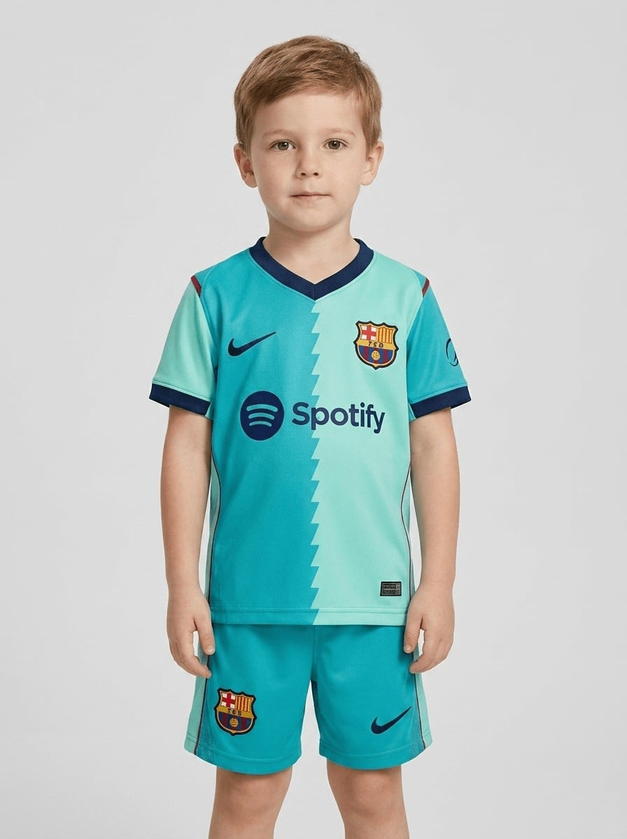 Barcelona 2026/27 Third Kids Kit