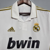 Real Madrid 2011/12 Home Retro Jersey - Long Sleeve