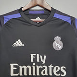 Real Madrid 2015/16 Away Retro Jersey - Long Sleeve