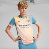 Kids Manchester City Fourth "Definitely City" Kit 2024/25 Jersey