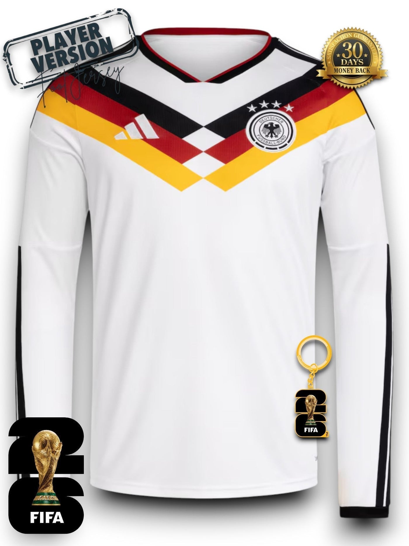 Germany World Cup 2026 Jersey - Player Version - Long Sleeve