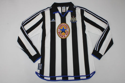 Newcastle 1999/00 Home Retro Jersey - Long Sleeve
