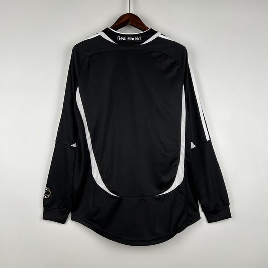 Real Madrid 2006/07 Away Retro Jersey - Long Sleeve