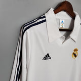 Real Madrid 2002 Home Retro Jersey - Long Sleeve