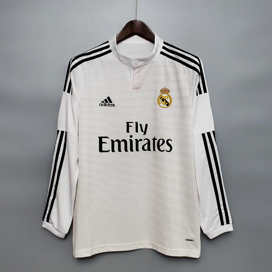 Real Madrid 2014/15 Home Retro Jersey - Long Sleeve