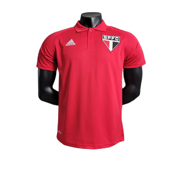 São Paulo 2023/24 Polo Jersey - Red - Fan Version