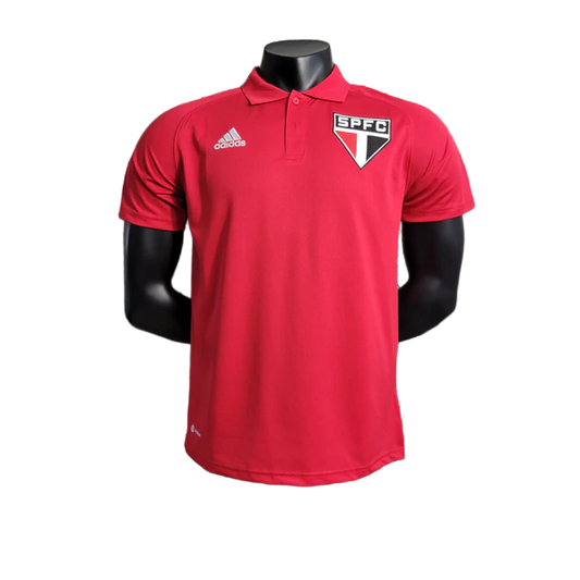 São Paulo 2023/24 Polo Jersey - Red - Fan Version