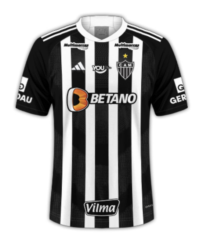 Atlético Mineiro 2024/25 Home Jersey - Fan Version - All Sponsors