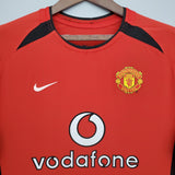 100th Anniversary Manchester United 2002/04 Home Retro Jersey