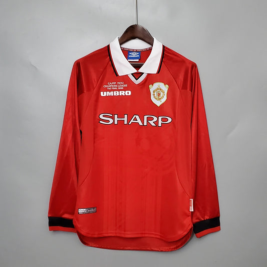 Manchester United 1999/00 Home Retro Jersey - Long Sleeve