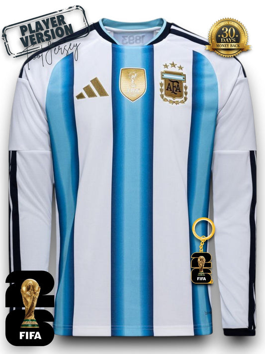 Argentina World Cup 2026 Jersey - Player Version - Long Sleeve