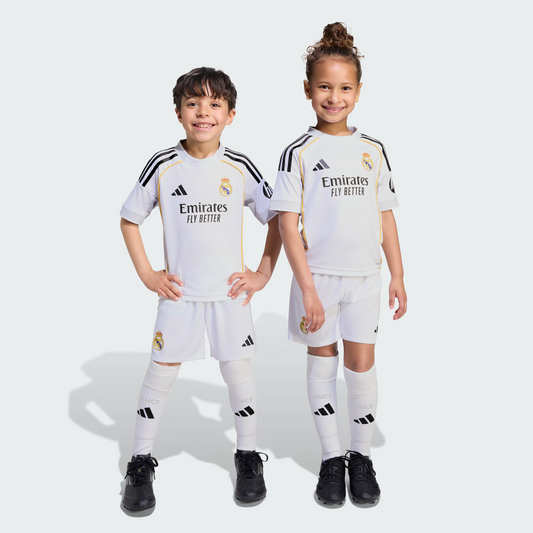 Kids Real Madrid 2025/26 Home Jersey