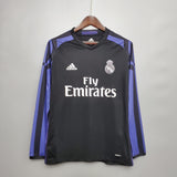 Real Madrid 2015/16 Away Retro Jersey - Long Sleeve