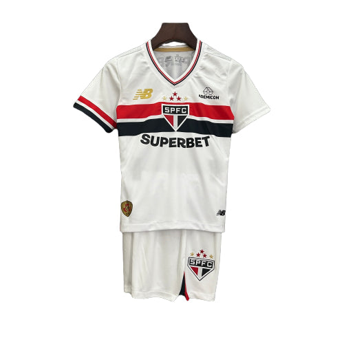 São Paulo 2025/26 Home Kids Kit