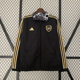 Arsenal 2023/24 Windbreaker Reversible Black and Black