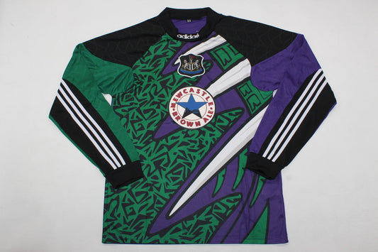 Newcastle 1995/96 Home Retro Jersey GK Goalkeeper Purple - Long Sleeve