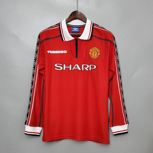 100th Anniversary Manchester United 1998/99 Home Retro Jersey