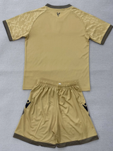 Kids Crystal Palace Away Eagle Gold Kit 2025/26 Jersey