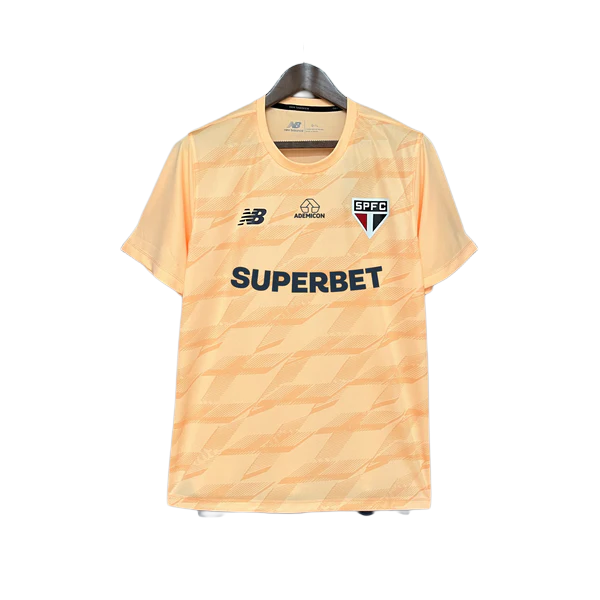 São Paulo 2024/25 Training Jersey - Beige - Fan Version - All Sponsors