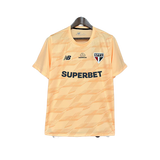 São Paulo 2024/25 Training Jersey - Beige - Fan Version - All Sponsors