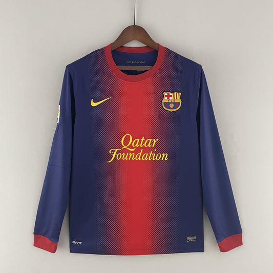 Barcelona 2012/13 Home Retro Jersey - Long Sleeve