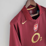 Arsenal 2005/06 Home Retro Jersey - Long Sleeve