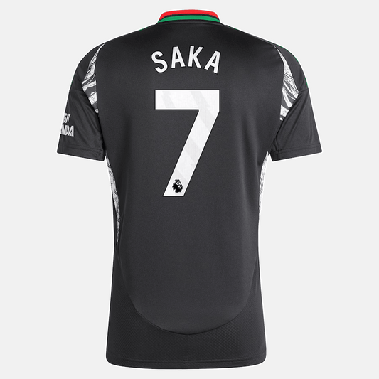 #7 SAKA Jersey Arsenal 2024/25 Away - Black