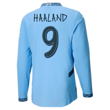#9 Haaland Manchester City 2024/25 Home Jersey Long Sleeve