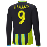 #9 Haaland Manchester City 2024/25 Away Jersey Long Sleeve