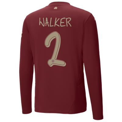 #2 Walker Manchester City 2024/25 Third Jersey Long Sleeve