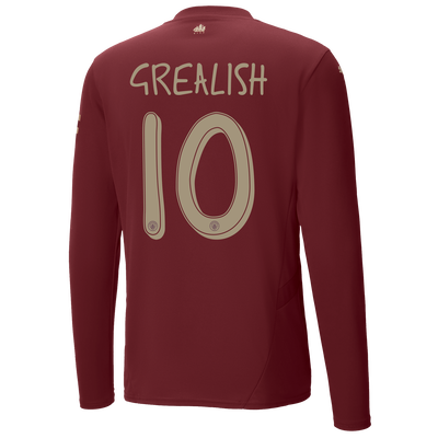#10 Grealish Manchester City 2024/25 Third Jersey Long Sleeve