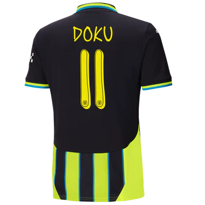 #11 Doku Manchester City 2024/25 Away Jersey