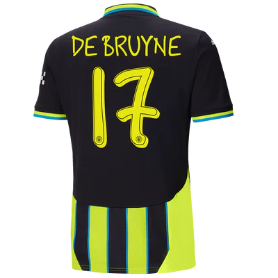 #17 De Bruyne Manchester City 2024/25 Away Jersey
