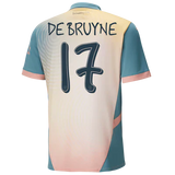 #17 De Bruyne Manchester City Fourth "Definitely City" Jersey 2024/25