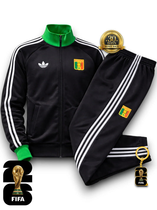 Senegal World Cup 2026 Hoodie Tracksuit Black Jacket