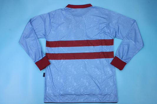 West Ham United 1995/97 Away Retro Jersey - Long Sleeve