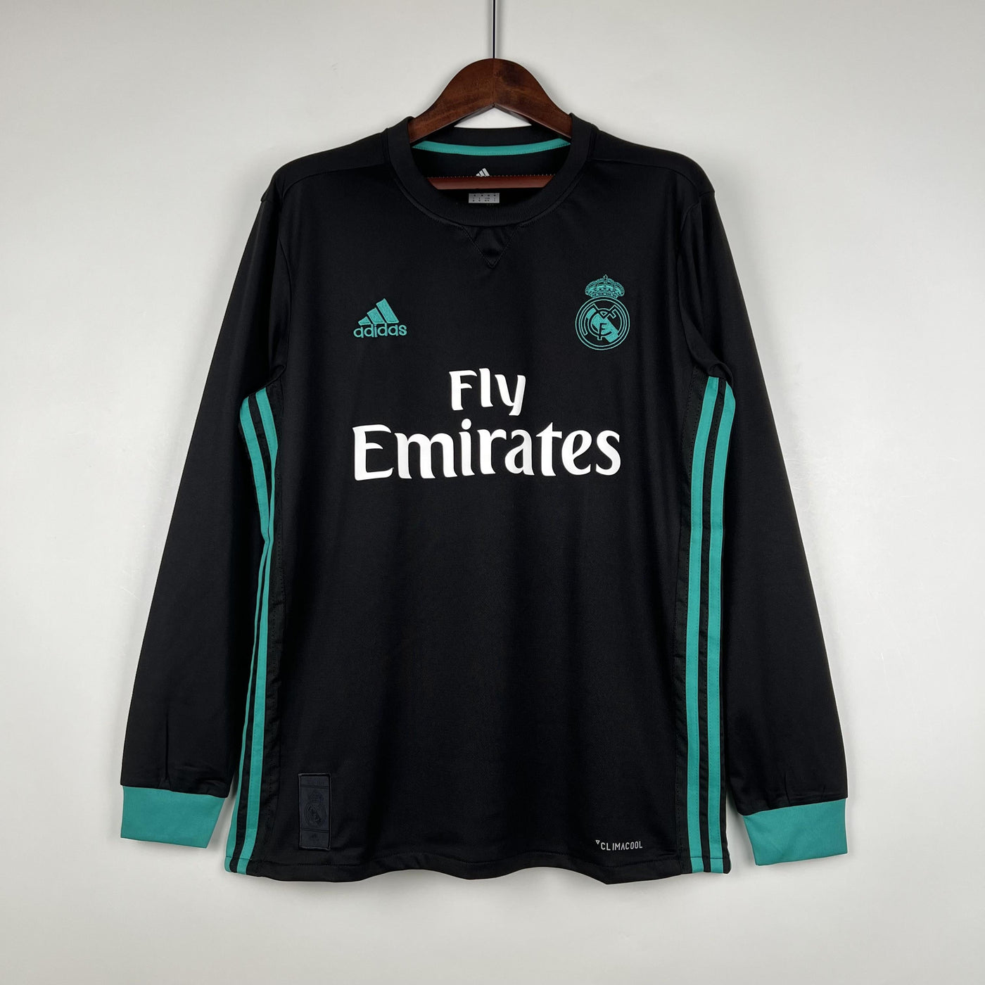 Real Madrid 2017/18 Away Retro Jersey - Long Sleeve