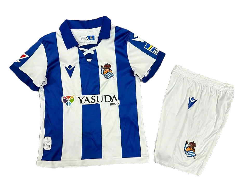 Real Sociedad 2024/25 Home Kids Kit Jersey