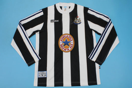 Newcastle 1995/97 Home Retro Jersey - Long Sleeve