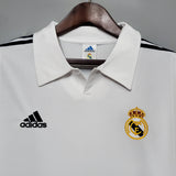 Real Madrid 2002 Home Retro Jersey - Long Sleeve