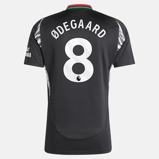 #8 Odegaard Jersey Arsenal 2024/25 Away - Black