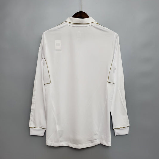 Real Madrid 2011/12 Home Retro Jersey - Long Sleeve