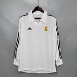 Real Madrid 2002 Home Retro Jersey - Long Sleeve