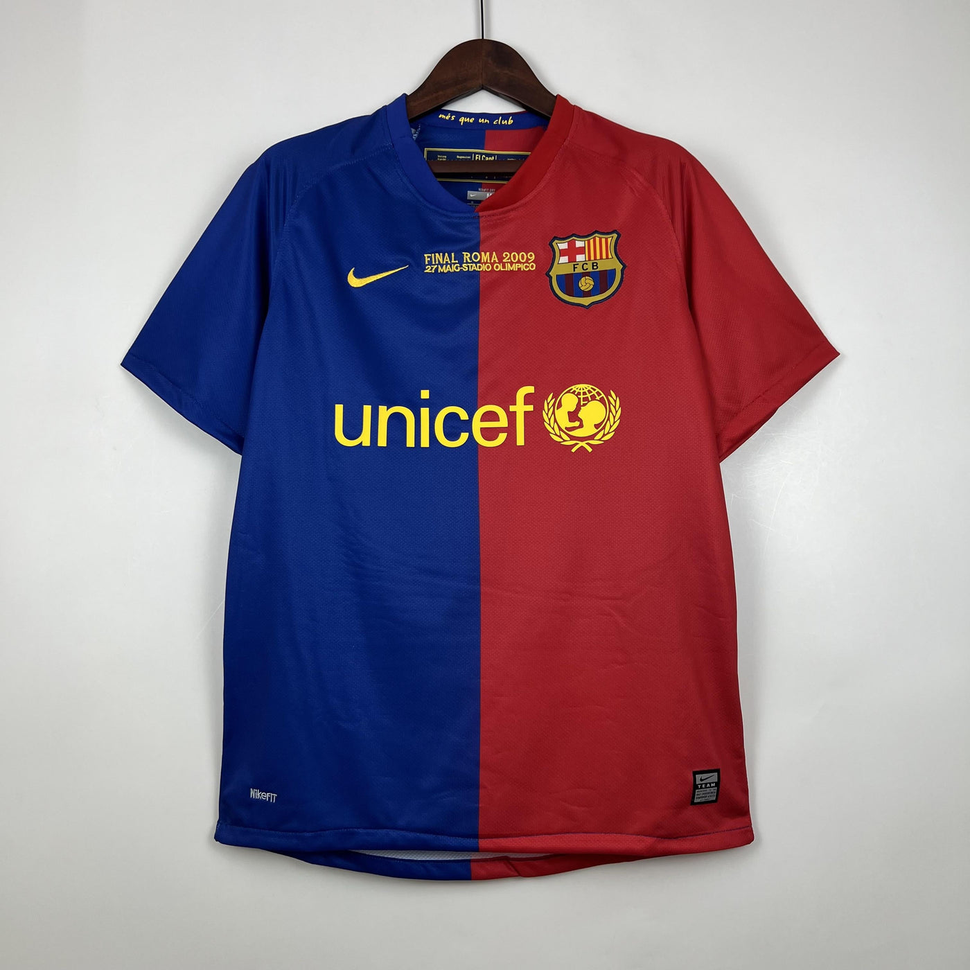 Barcelona Retro Home UEFA Champions League Jersey 2008/09