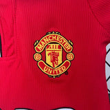 Manchester United 1999/00 Home Kids Kit Jersey - Retrﾃｴ