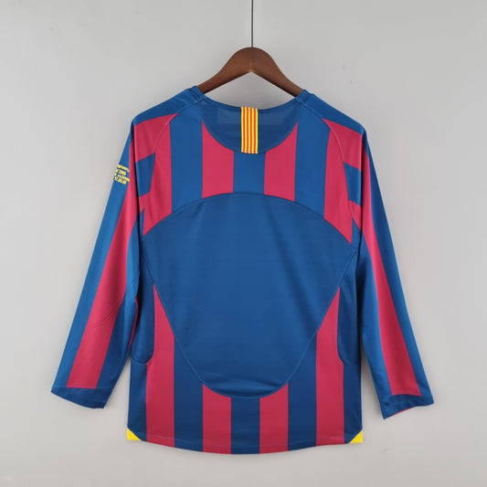 Barcelona 2005/06 Home Retro Jersey - Long Sleeve