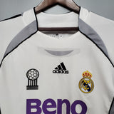 Real Madrid 2006/07 Home Retro Jersey - Long Sleeve