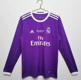 Real Madrid 2016/17 Away Retro Jersey - Long Sleeve